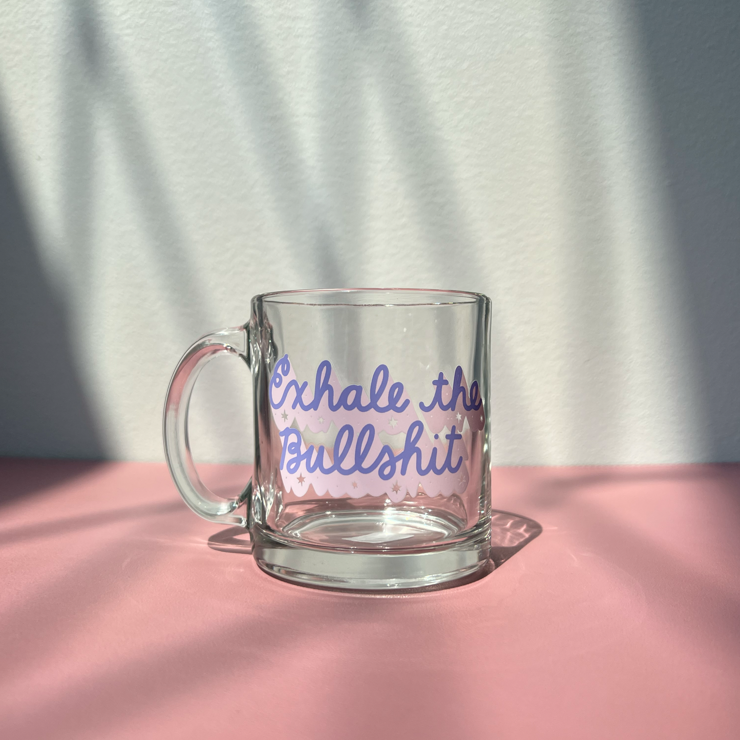 Glass Mugs | Exhale The Bullshit